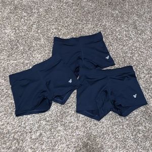 3 Varsity Cheer Briefs/ Spandex in Navy Sz. Small